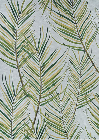 Bamboo Forest Indoor/Outdoor Machine Made Rug 2'3" x 3'11"