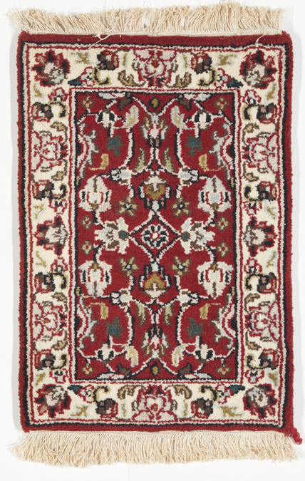 Traditional Hand Knotted Red Wool Rug 1'4 x 2' - IGotYourRug