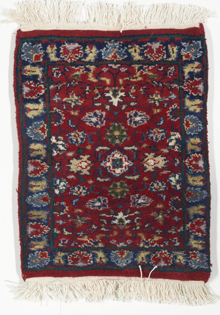 Traditional Hand Knotted Red Wool Rug 1'4 x 2' - IGotYourRug