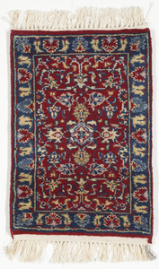 Traditional Hand Knotted Red Wool Rug 1'4 x 2' - IGotYourRug