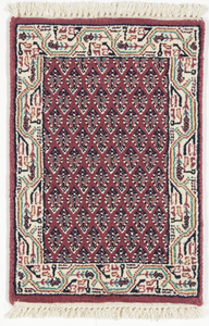 Traditional Hand Knotted Red Wool Rug 1'4 x 2' - IGotYourRug