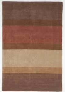 Contemporary Tufted Brown Multicolor Wool Rug 5' x 8' - IGotYourRug