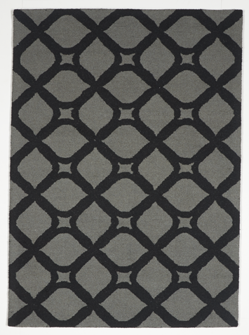 Contemporary Tufted Gray Wool Rug 5' x 7' - IGotYourRug