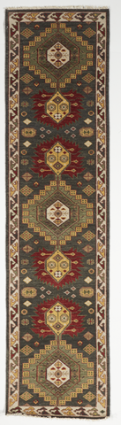 Traditional Hand Knotted Multicolor Wool Runner Rug 2'6 x 9'11 - IGotYourRug