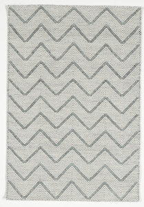 Contemporary Flatweave Gray Wool & Cotton Rug 4' x 6' - IGotYourRug