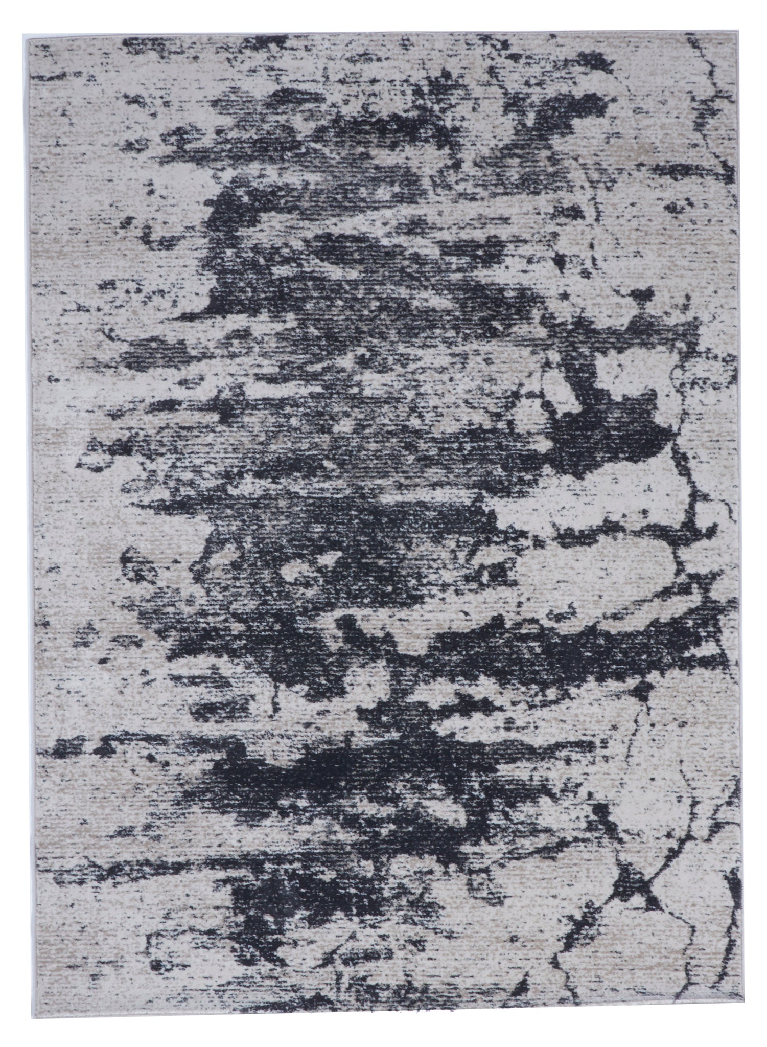 Contemporary Machine Made Gray Rug 5'3 x 7'7 - IGotYourRug