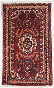 Traditional Hand Knotted Red Burgundy Rug 2'4 x 4' - IGotYourRug
