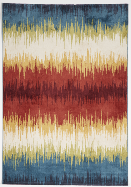 Contemporary Machine Made Multicolor Rug 5' x 8' - IGotYourRug