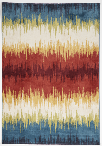 Contemporary Machine Made Multicolor Rug 5' x 8' - IGotYourRug