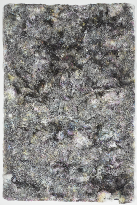 Shag Contemporary Machine Made Gray Rug 5' x 8' - IGotYourRug