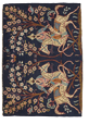 Traditional Hand Knotted Blue Brown Rug 2'3 x 3'3 - IGotYourRug