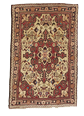 Traditional Hand Knotted Orange Rust Beige Rug 2'5 x 3'4 - IGotYourRug