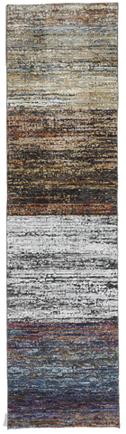 Contemporary Machine Made Multicolor Runner Rug 2'3 x 8' - IGotYourRug