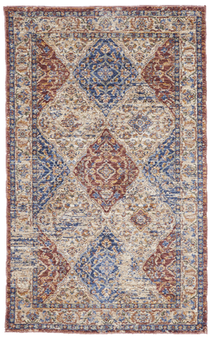 Transitional Machine Made Beige Multicolor Rug 3' x 5' - IGotYourRug