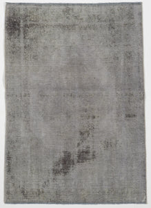 Transitional Hand Knotted Gray Rug 4'1 x 5'11 - IGotYourRug