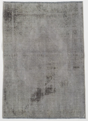 Transitional Hand Knotted Gray Rug 4'1 x 5'11 - IGotYourRug