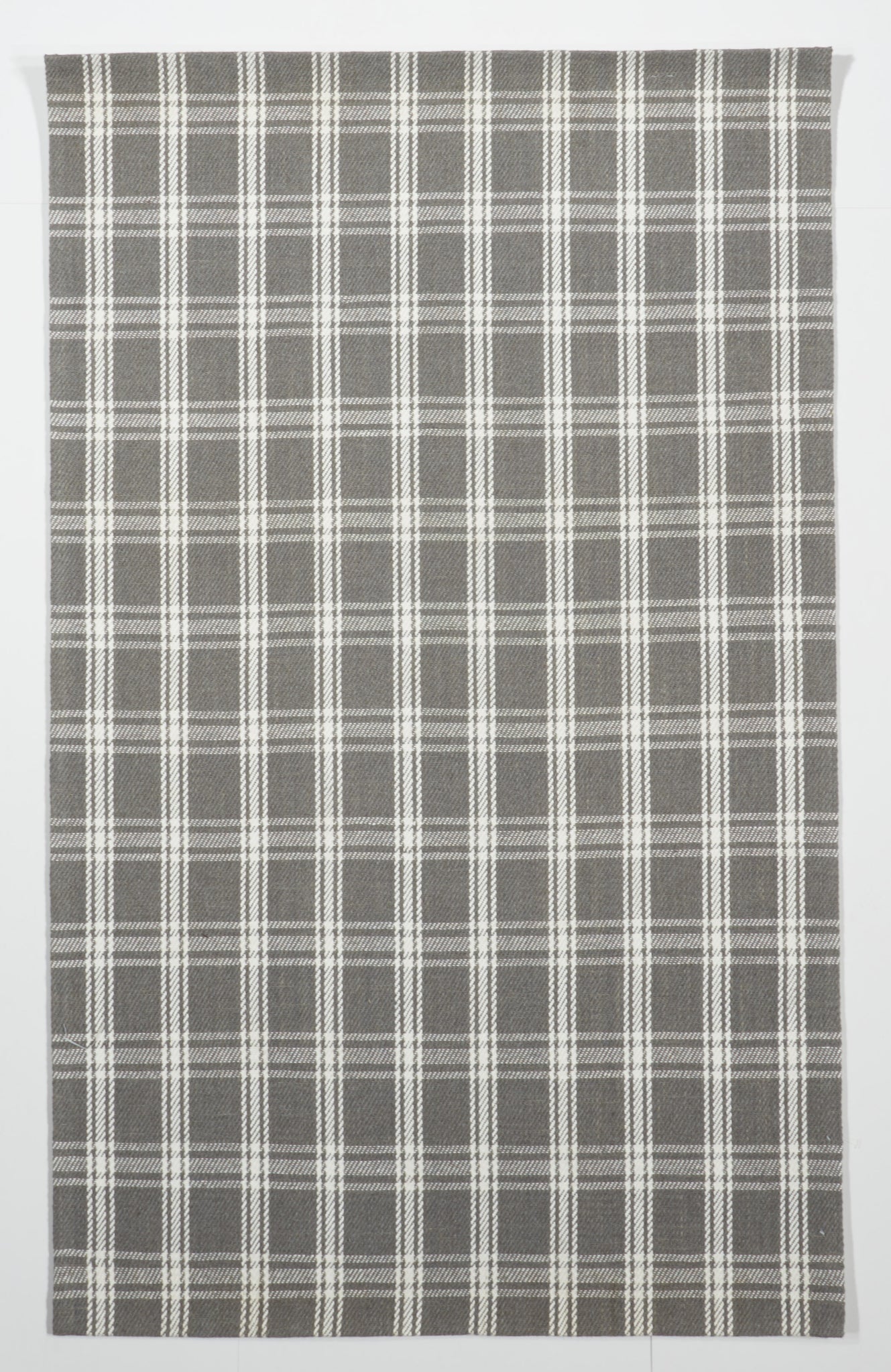 Contemporary Machine Made Gray White Rug 5' x 8' - IGotYourRug