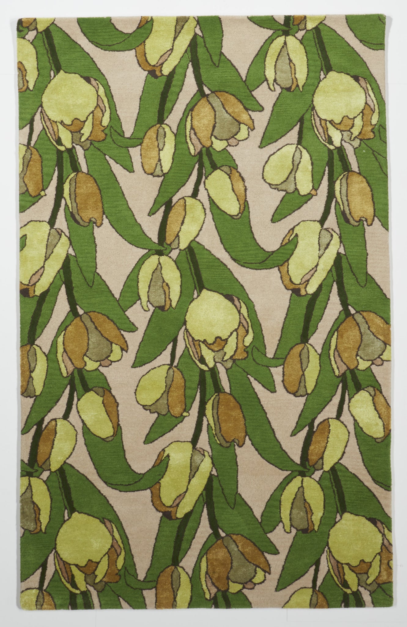 Contemporary Tufted Flowers Pink Green Multicolor Rug 5' x 8' - IGotYourRug