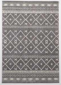 Contemporary Machine Made Gray Rug 5'0 x 7'6 - IGotYourRug