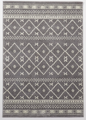 Contemporary Machine Made Gray Rug 5'0 x 7'6 - IGotYourRug