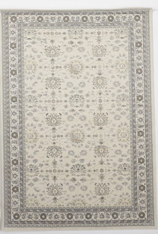 Transitional Machine Made Ivory Gray Rug 5' x 8' - IGotYourRug