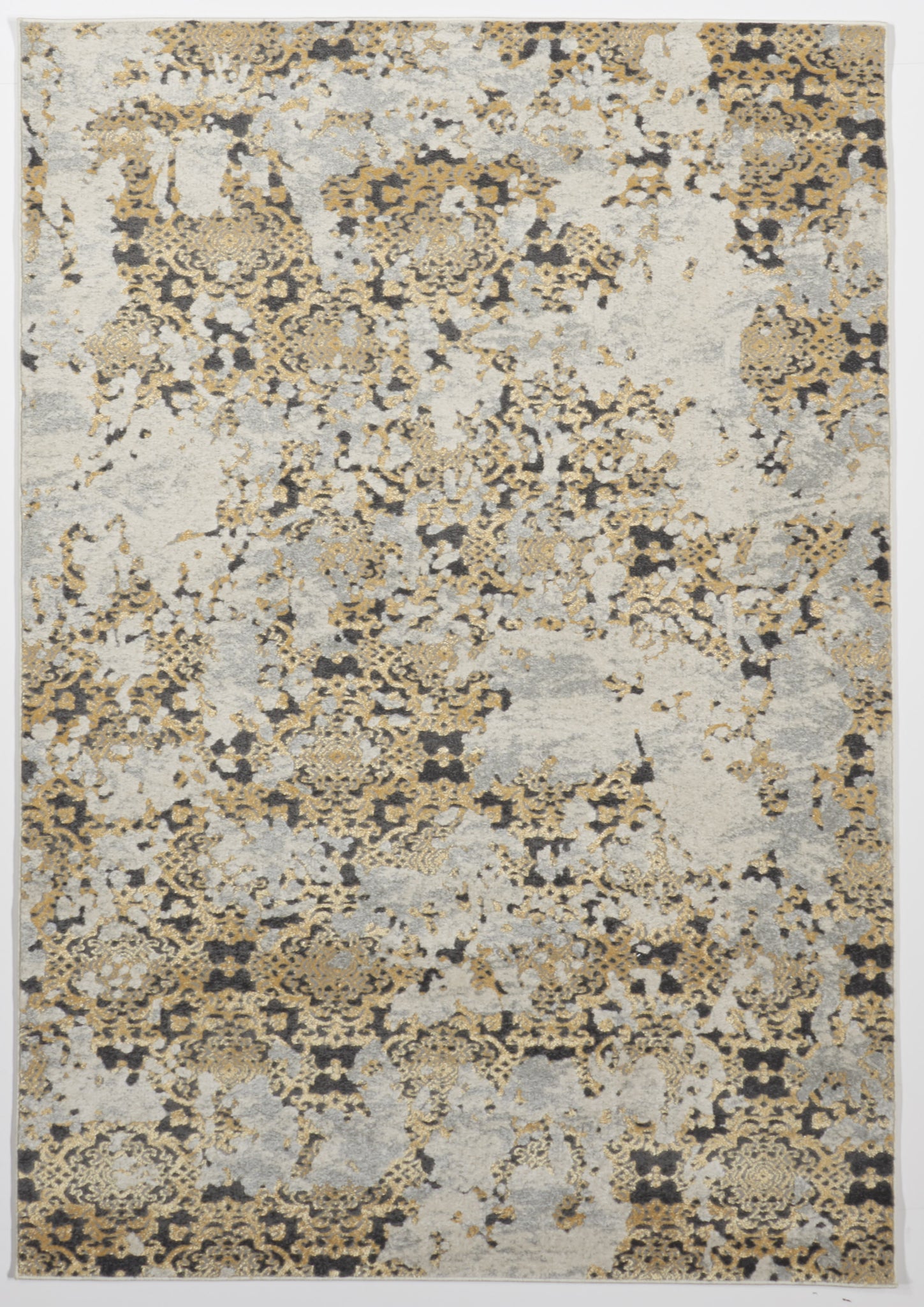 Transitional Machine Made Gray Green Rug 5' x 8' - IGotYourRug