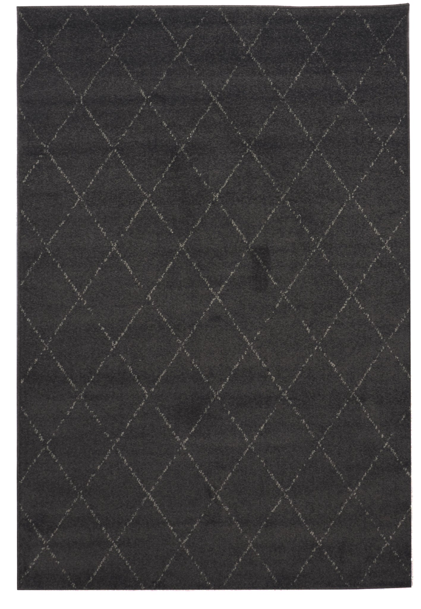 Contemporary Machine Made Black Rug 5' x 8' - IGotYourRug