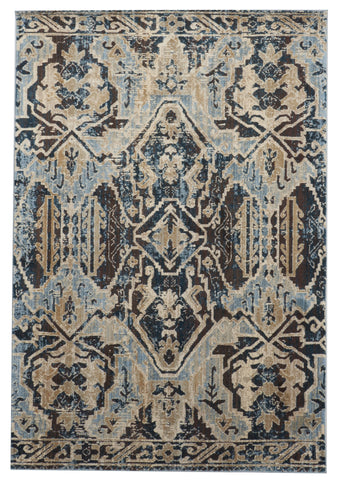 Transitional Machine Made Multicolor Rug 5' x 8' - IGotYourRug