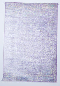 Transitional Machine Made Purple White Rug 5' x 8' - IGotYourRug