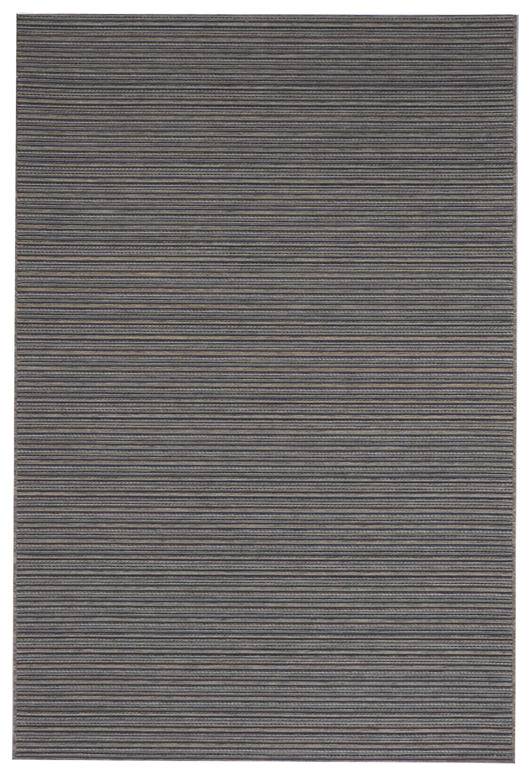 Indoor/Outdoor Machine Made Black Gold Manmade Rug 5'3 x 7'6 - IGotYourRug