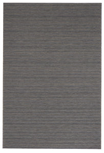 Indoor/Outdoor Machine Made Black Gold Manmade Rug 5'3 x 7'6 - IGotYourRug