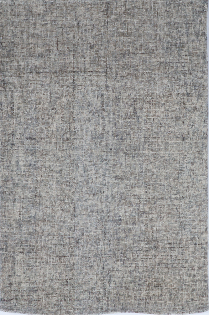 Solid Tufted Gray Wool Rug 3'6 x 5'6 - IGotYourRug