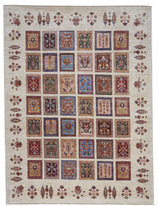 Kazak Handmade Multicolor Wool Rug 5'8 x 7'7 - IGotYourRug