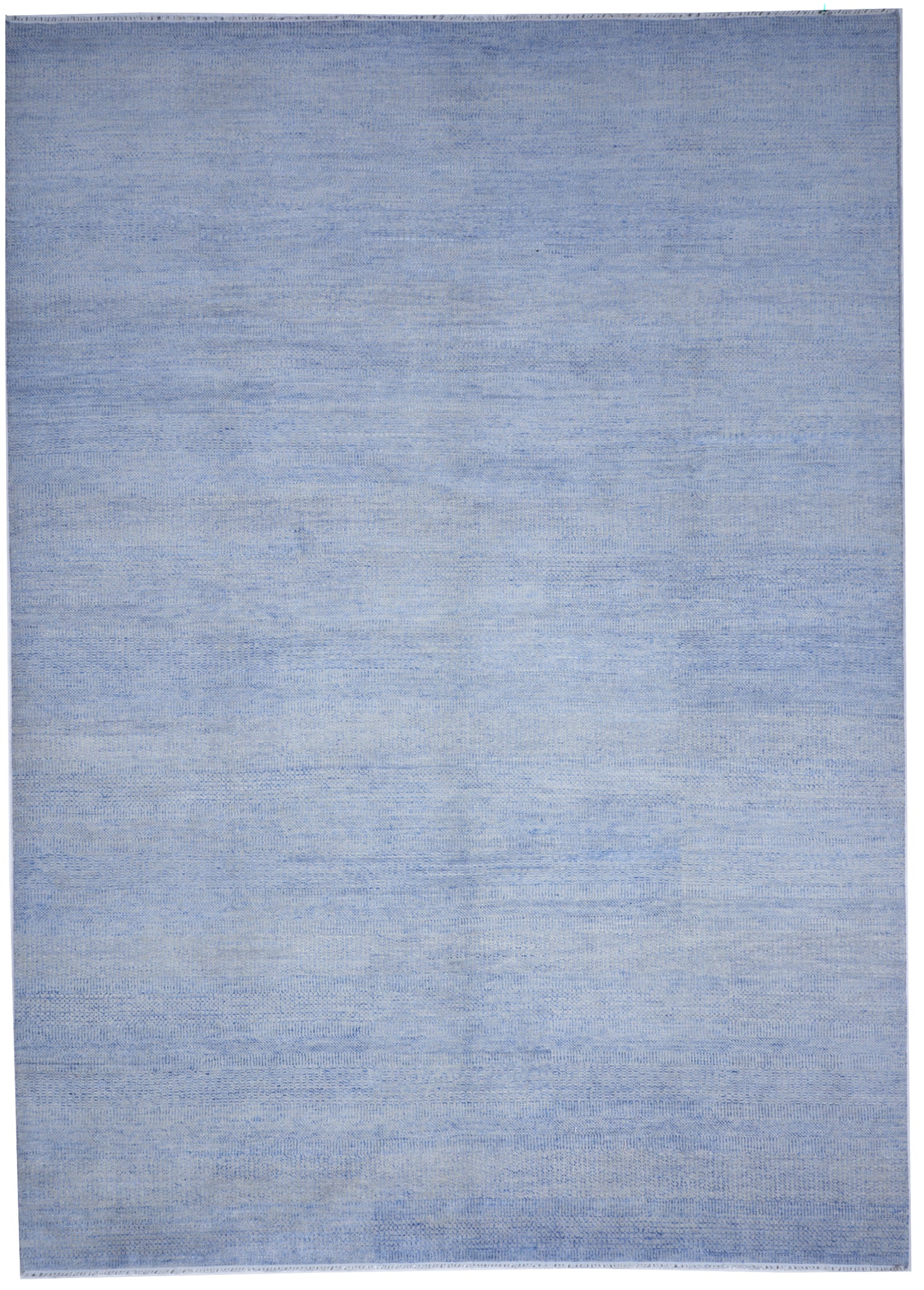 Coastal Handmade Blue Wool Rug 9'10 x 13'9 - IGotYourRug