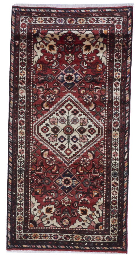 Tribal Handmade Red Multicolor Wool Rug 2'2 x 4'4 - IGotYourRug