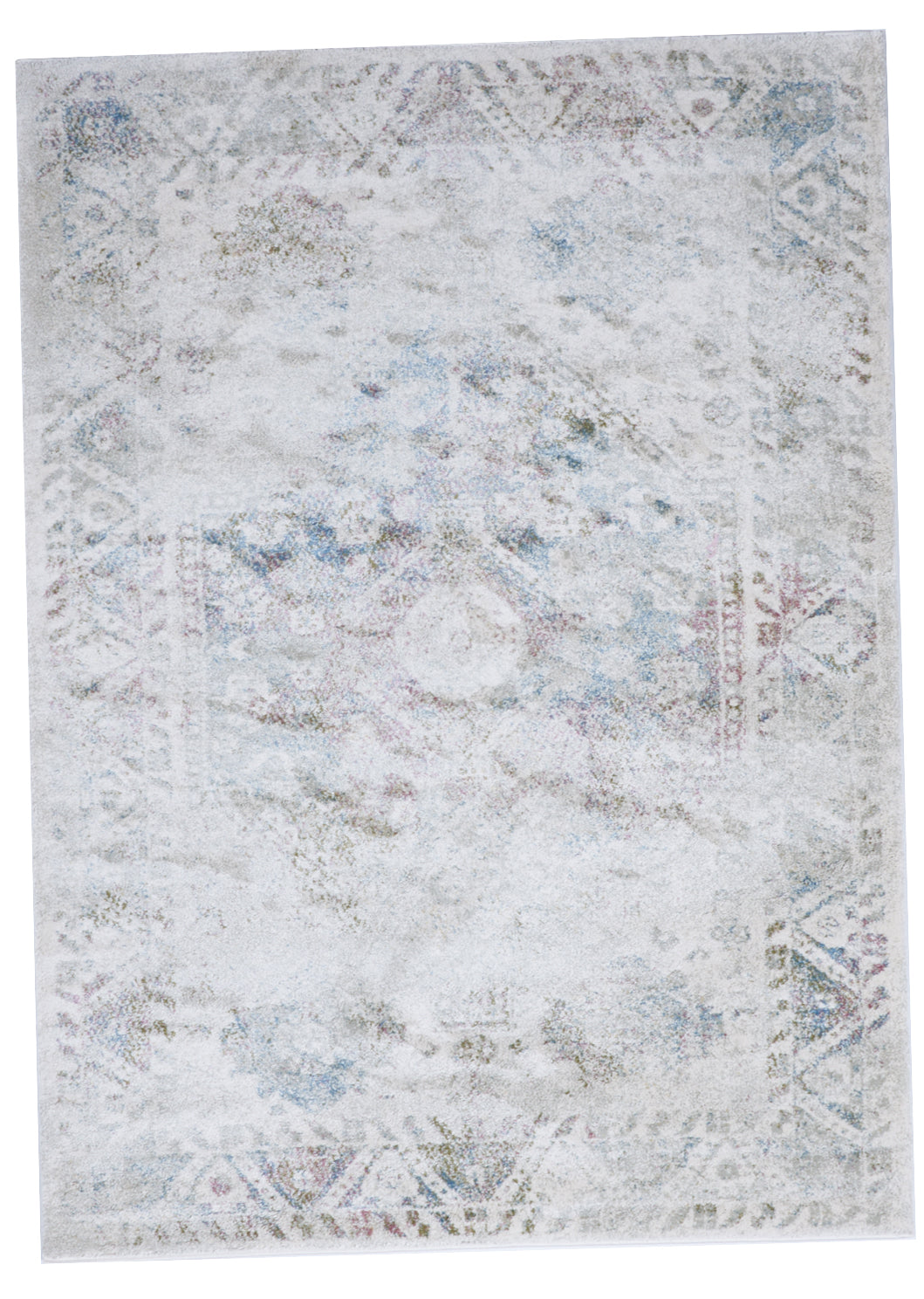 Transitional Machine Made Ivory Wool Rug 5'3 x 7'3 - IGotYourRug