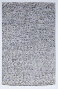 Transitional Hand Knotted Gray Wool Rug 5' x 8' - IGotYourRug