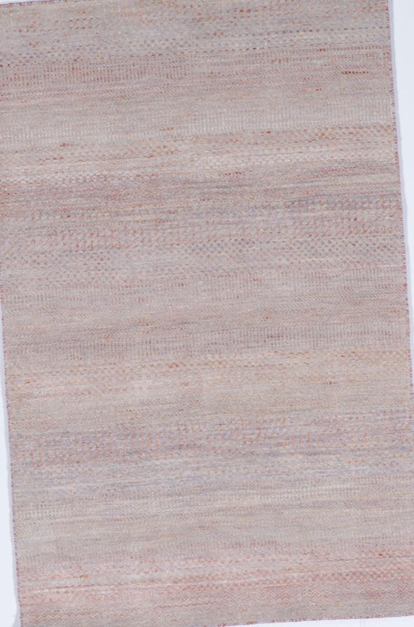 Contemporary Hand Knotted Pink Wool Rug 3' x 4'9 - IGotYourRug