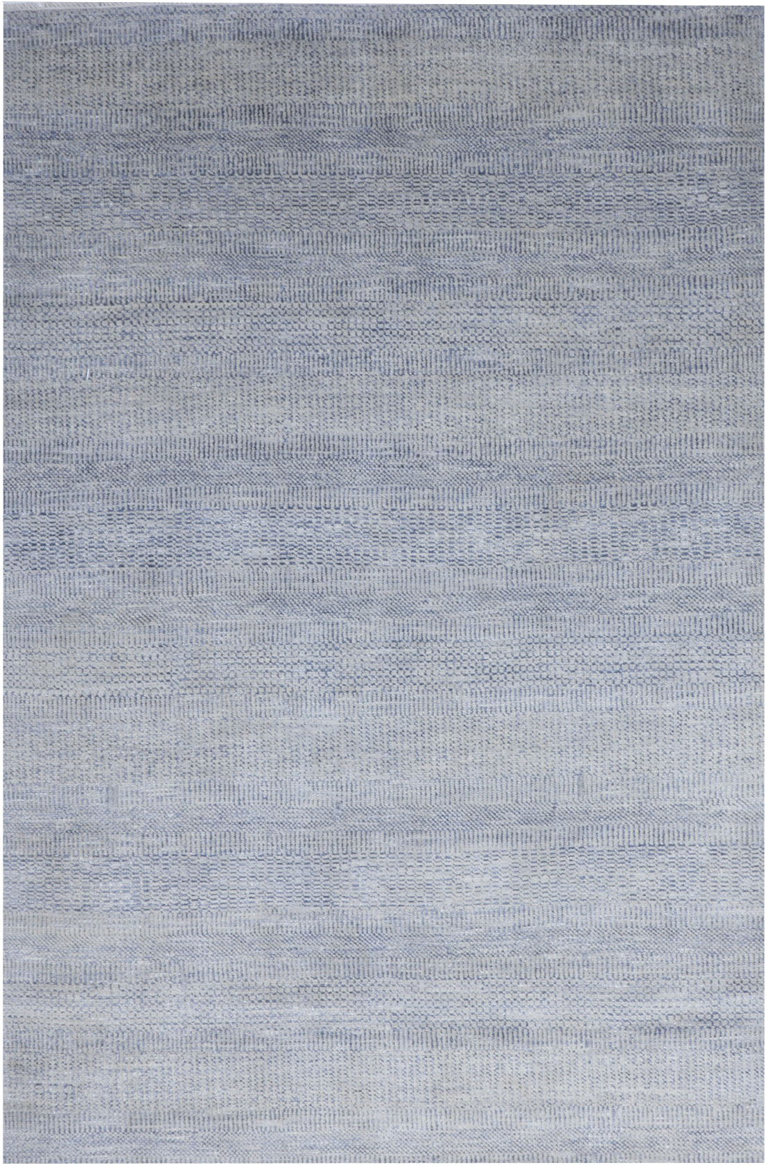 Coastal Handmade Gray Blue Wool Viscose Rug 5'11 x 8'10 - IGotYourRug