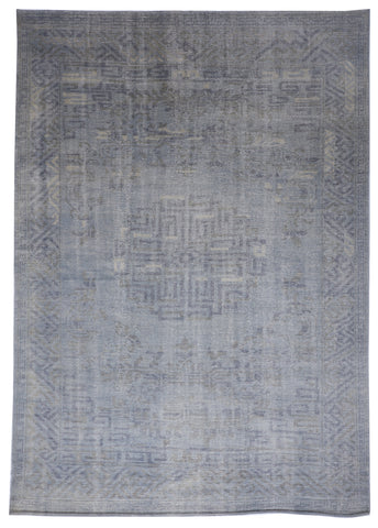 Transitional Handmade Slate Gray Wool Rug 8'2 x 11'6 - IGotYourRug