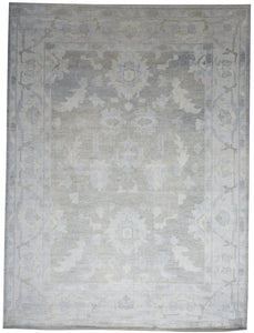 Traditional Handmade Gray Wool Rug 8'6 x 11'6 - IGotYourRug