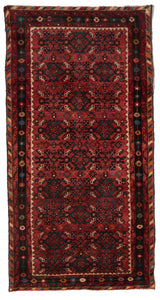 Traditional Hand Knotted Red Multicolor Wool Rug 2'7 x 5' - IGotYourRug