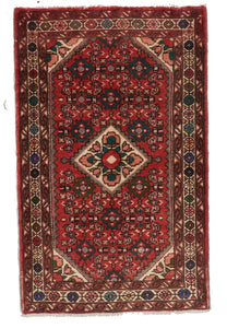 Traditional Handmade Red Wool Rug 2'5 x 4' - IGotYourRug