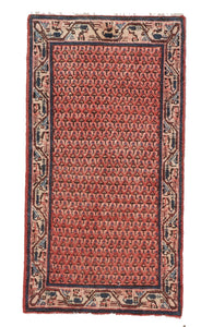 Traditional Handmade Red Wool Rug 2' x 4' - IGotYourRug