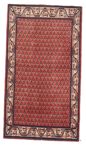 Traditional Handmade Red Wool Rug 2'2 x 4' - IGotYourRug