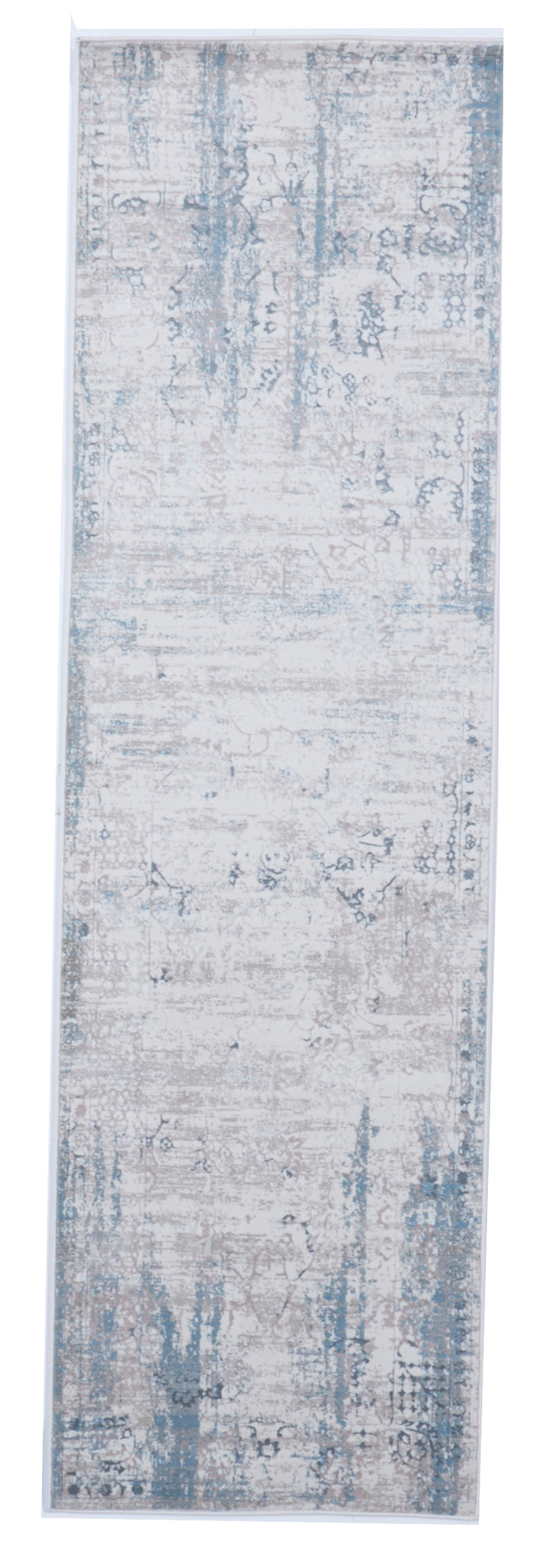 Contemporary Machine Made Gray Runner Rug 2'3 x 7'6 - IGotYourRug