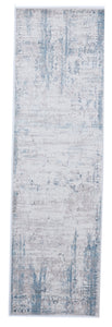 Contemporary Machine Made Gray Runner Rug 2'3 x 7'6 - IGotYourRug