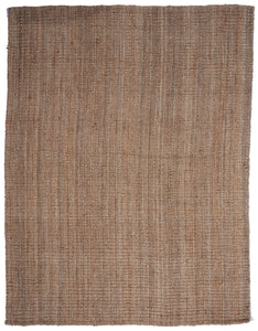 Contemporary Hand Knotted Brown Hemp Rug 7'10 x 10'3 - IGotYourRug