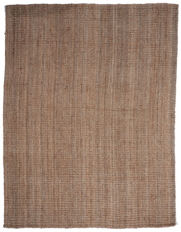 Contemporary Hand Knotted Brown Hemp Rug 7'10 x 10'3 - IGotYourRug