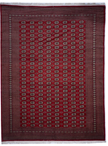 Bokhara Traditional Hand Knotted Red Wool Rug 9' x 11'9 - IGotYourRug